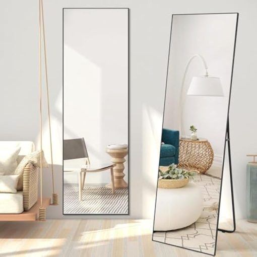 mẫu gương chữ nhật có chân dựng