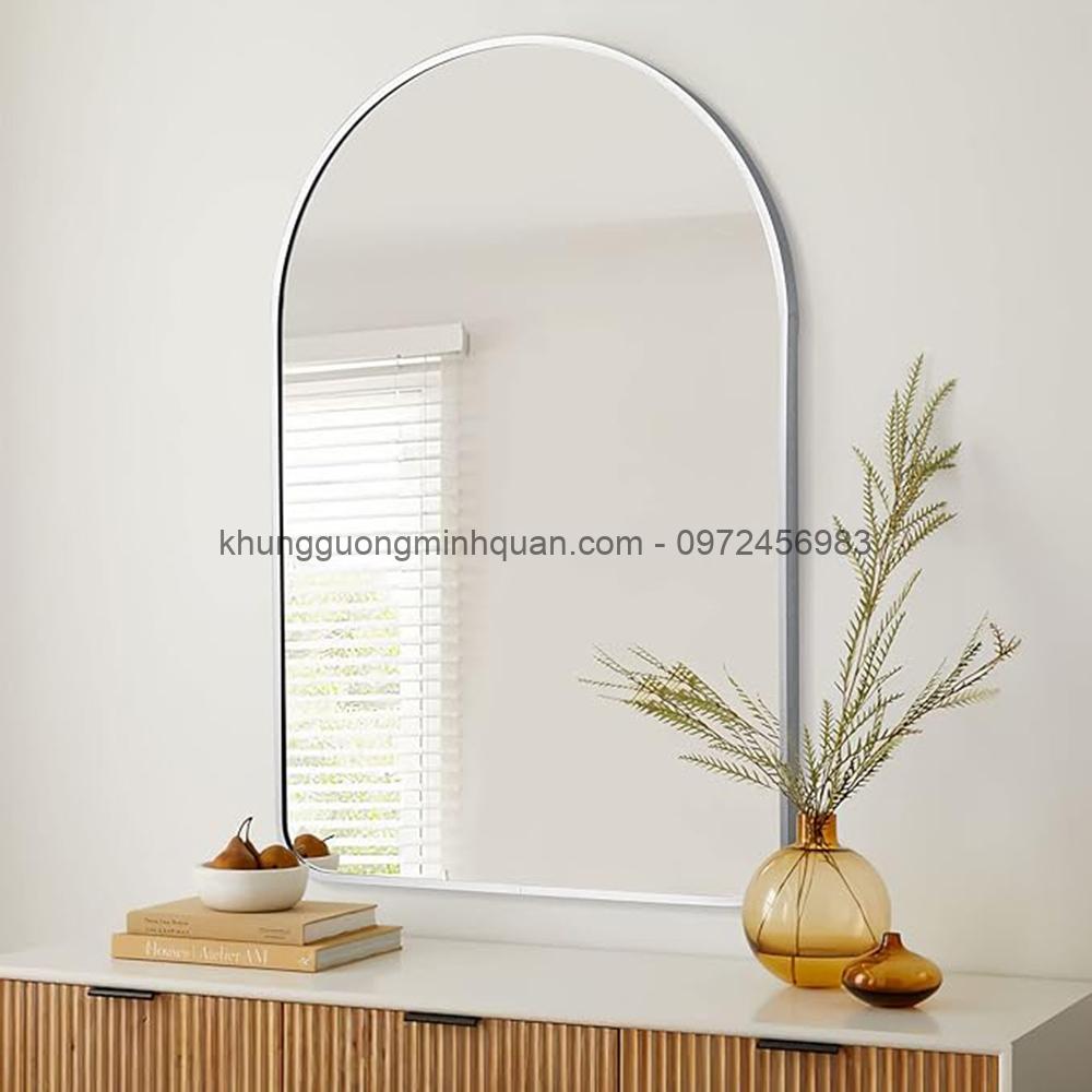 khung gương viền nhôm