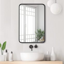 mẫu gương chữ nhật phòng tắm